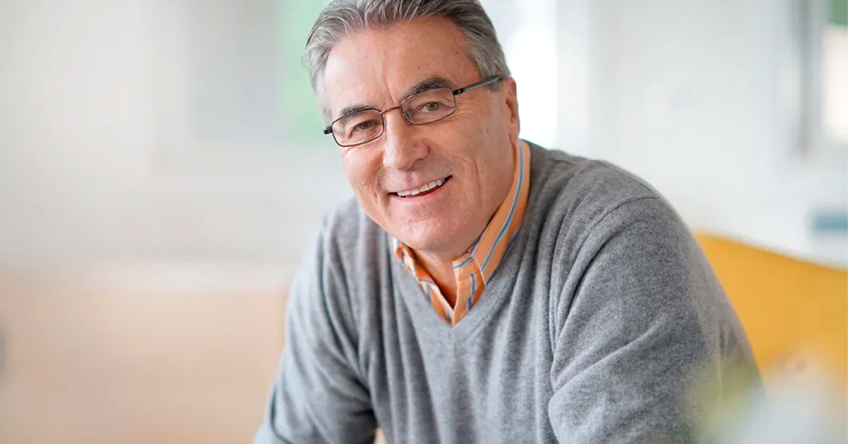 Illustrative man portrait